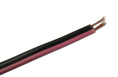 Picture of TWIN FLEX CABLE BLACK/PINK 0.5 - DEBULK
