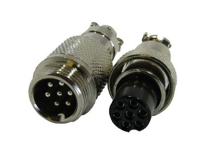 Picture of M13 7W MINI-MIC-PLUG AND SOCKET CONNECTOR SET