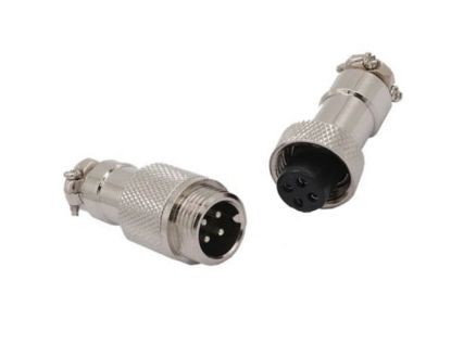 Picture of M13 4W MINI-MIC-PLUG AND SOCKET CONNECTOR SET