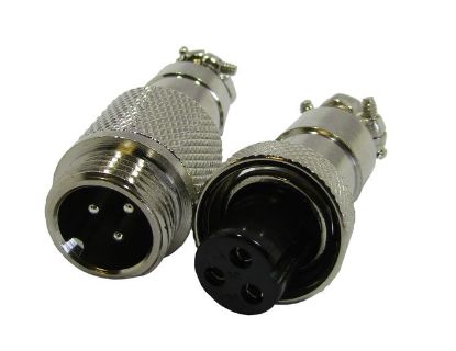 Picture of M13 3W MINI-MIC-PLUG AND SOCKET CONNECTOR SET