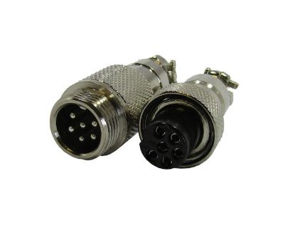 Picture of M13 6W MINI-MIC-PLUG AND SOCKET CONNECTOR SET