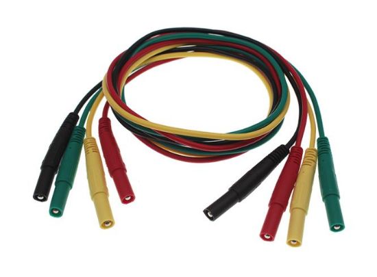 Picture of TEST LEAD BANANA PLUG-PLUG SHROUDED 1M YL