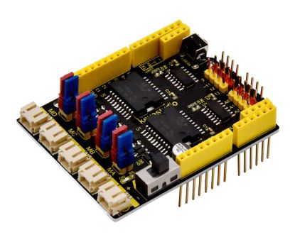 Picture of 4-CH L298P MOTOR DRIVES SHILED V1.0