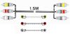 Picture of LEAD 3xRCA PLUG-3xRCA PLUG 1M5