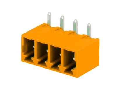 Picture of HEADER R/A PCB-MNT 4P CLOSED P=3.5