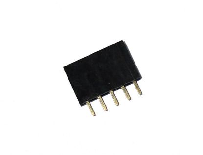 Picture of HOUSED SOCKET 5WAY SIL STR 2.54mm - DEBULK