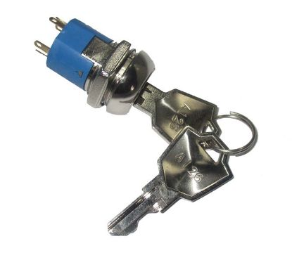 Picture of SWITCH KEY LOCK FLAT 6-TERMINALS KP=1
