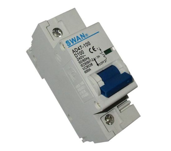 Picture of CIRCUIT BREAKER 10KA D CURVE 1P 100A