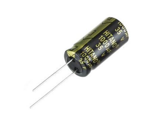 Picture of ELECTROLYTIC CAPACITOR RADIAL 47uF 50V HT 6.3x11 P=2.5