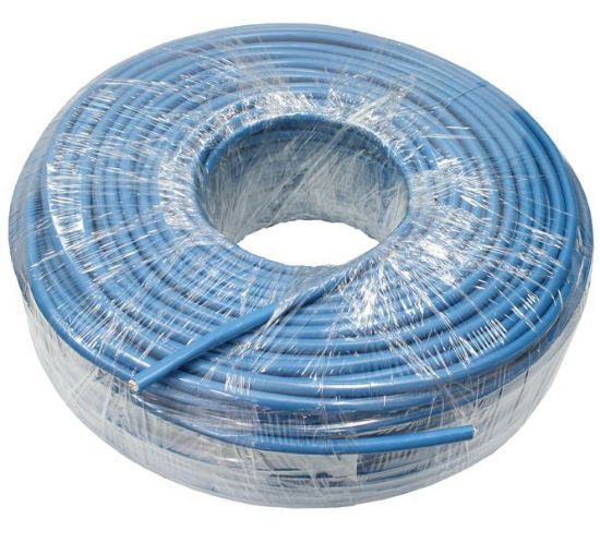 Picture of CAT5E UTP ETHERNET CABLE CCA 8C SOLID BLUE - 100M/ROLL