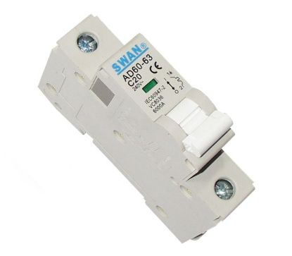 Picture of CIRCUIT BREAKER 6KA C CURVE 1P 6A