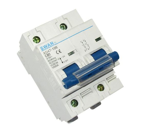 Picture of CIRCUIT BREAKER 10KA C-CURVE 2P 80A