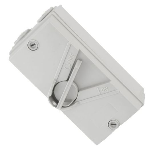 Picture of LOAD BREAK SWITCH 63A 2P 440VAC IP65 ENCL.LOCKABLE ISOLATOR
