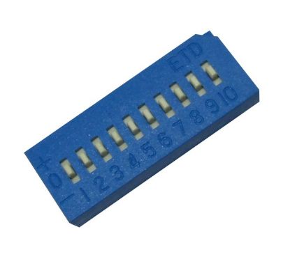 Picture of DIP SWITCH 10-POLE TRI-STATE