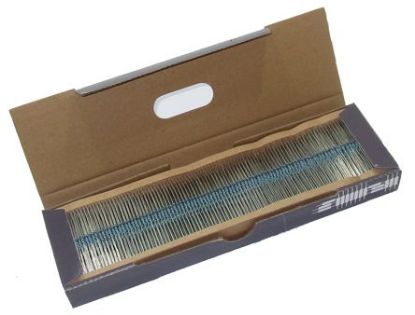 Picture of RESISTOR 1/4W ROUND M/F 1% 6K8 - 5K/BOX