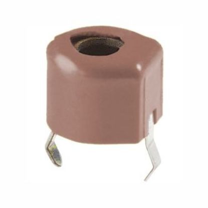 Picture of ADJUSTABLE CAPACITOR T/H 50pF-9.8pF BROWN