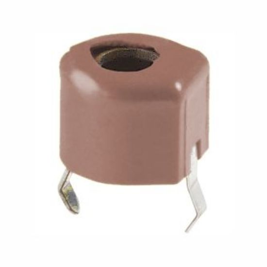 Picture of ADJUSTABLE CAPACITOR T/H 50pF-9.8pF BROWN