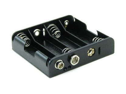 Picture of BATTERY HOLDER FOR 4xAA IIII NEEDS SNAP CLIP