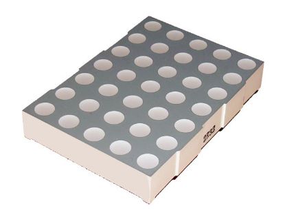Picture of DISP LED DOTS MATRIX 5x7 RED CC CH=50mm