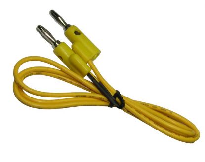 Picture of BANANA PLUG TO PLUG 4MM LEAD 900MM YELLOW