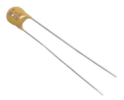 Picture of THERMISTOR NTC DISC D=5mm 10K 10% P=3.5mm
