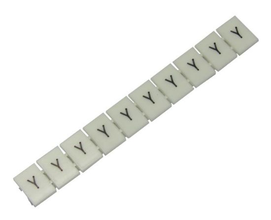 Picture of TERMINAL MARKER STRIP D/R 8.2mm 10 POLE Y