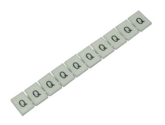Picture of TERMINAL MARKER STRIP D/R 8.2mm 10 POLE Q