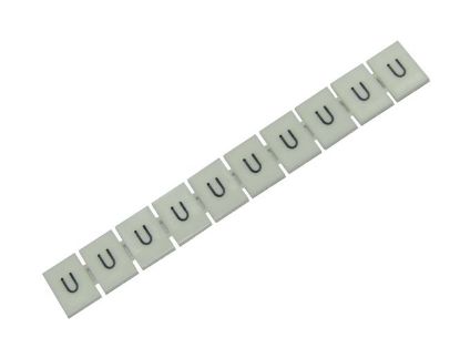 Picture of TERMINAL MARKER STRIP D/R 8.2mm 10 POLE U