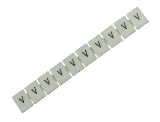 Picture of TERMINAL MARKER STRIP D/R 8.2mm 10 POLE V