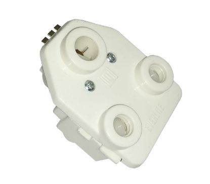 Picture of MAINS AC SOCKET 16A 220VAC WHITE INSERT TYPE