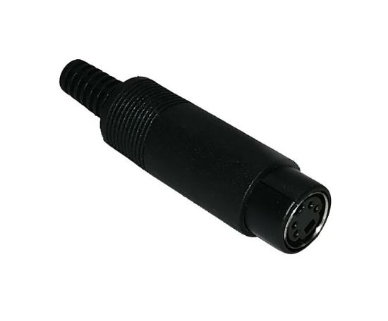 Picture of SOCKET MINI-DIN 4W IN-LINE