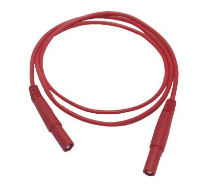 Picture of TEST LEAD BANANA PLUG-PLUG SHROUDED 1M RED