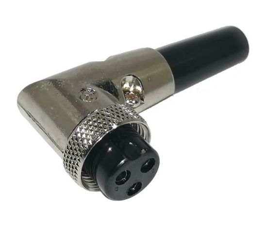 Picture of M16 SOCKET R/A 3-PIN FOR MICROPHONE