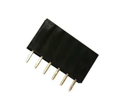 Picture of HOUSED SOCKET 6W 2.54mm 180-DEG PCB TH=8.5