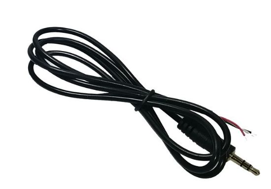 Picture of 3.5mm STEREO PLUG TO OPEN END STR 3 CORE WIRE - 1m