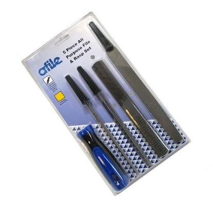 Picture of FILE SET 5PC BLISTER PACK