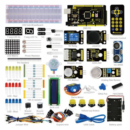 Picture of ADVANCED ARDUINO MEGA 2560R3 STARTER KIT