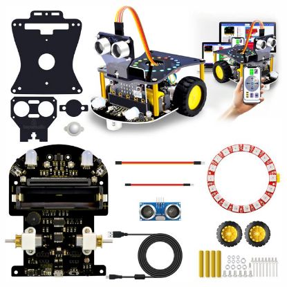 Picture of MINI SMART ROBOT CAR KIT V2 - NEEDS MICRO:BIT MAIN BOARD