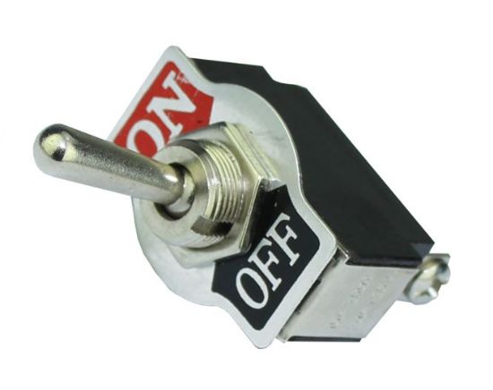 Picture of TOGGLE SWITCH MEDIUM SPST SCR ON-OFF LEGEND - DEBULK