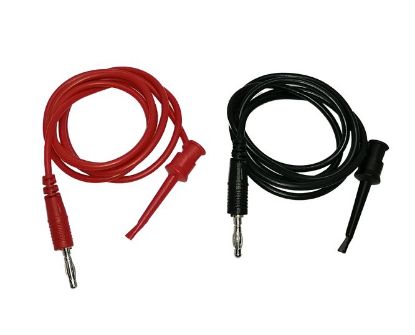 Picture of IC TEST LEAD CLIP TO CLIP SET RED & BLACK 1M