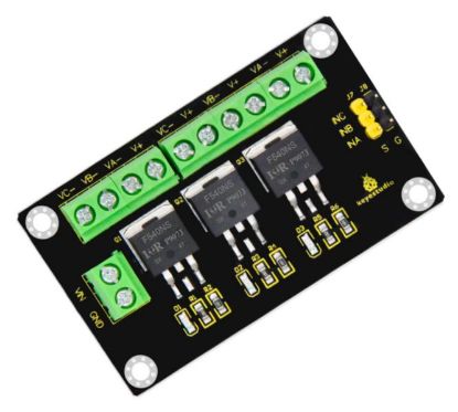 Picture of 3-CH MOSFET DRIVER / RELAY BOARD 30A 100V