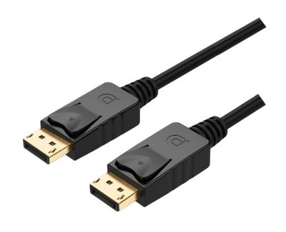 Picture of 2M, DISPLAYPORT MALE TO MALE BLACK CABLE