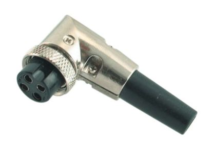 Picture of SOCKET RIGHT ANGLE 8W IN-LINE MIC & RING LOCK