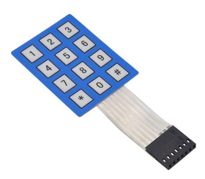 Picture of 3X4 12 KEY KEYBOARD / KEYPAD 100x40x4mm