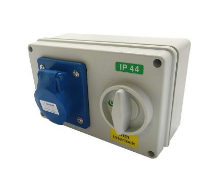 Picture of INTERLOCK SWITCHED SOCKET 16A 220V 2P+E IP44