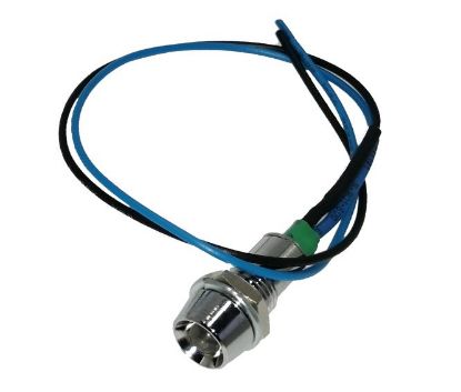 Picture of 8MM LED INDICATOR 24VDC CLEAR BLUE