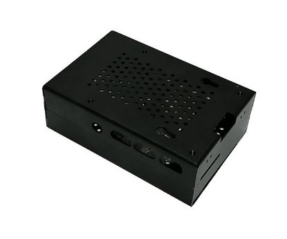 Picture of RPI ALUMINUM ALLOY BOX + FAN 91X62X32MM BLACK