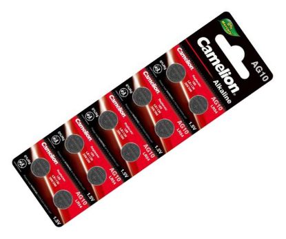 Picture of COIN BATTERY ALKALINE SOX 1.5V 80mAh 11.6x3.1mm - 10P/PACK
