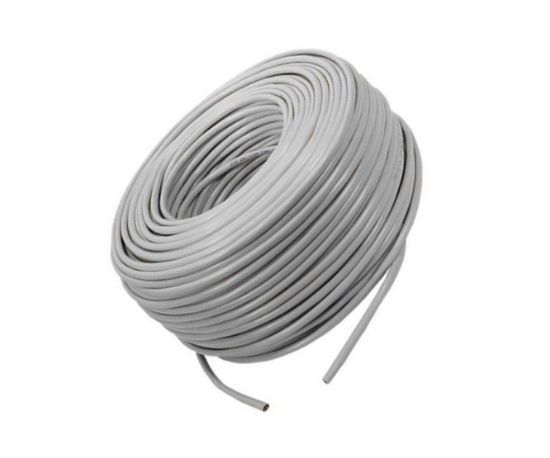 Picture of CAT6 FTP ETHERNET CABLE CCA 8C SOLID GREY  - 100m/ROLL