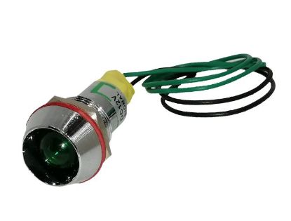 Picture of 5mm CONCAVE LED INDICATOR 12V GRN 200mm
